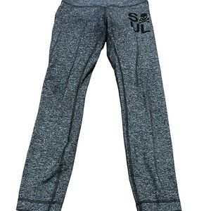 LuluLemon SUL Leggings with Skull Gray Pull On Size 6